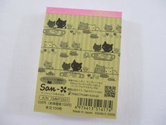 Cute Kawaii San-X Kutusita Nyanko Cat Mini Notepad / Memo Pad - A - Vintage and Rare