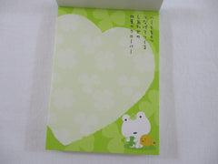 Cute Kawaii San-X Kerori Frog Mini Notepad / Memo Pad - B - Vintage and Rare