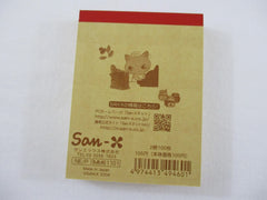 Cute Kawaii San-X Cat the Baker Neko no Panya Mini Notepad / Memo Pad - C - Vintage and Rare