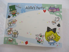 Cute Kawaii Kamio Alice's Party Mini Notepad / Memo Pad - Vintage and Rare - Stationery Design Writing