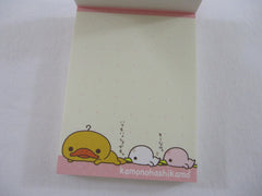 Cute Kawaii San-X Komonohashikamo Duck Mini Notepad / Memo Pad - A - Vintage and Rare