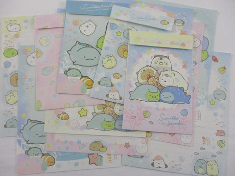Cute Kawaii San-X Sumikko Gurashi Letter Sets - 2019 Ocean - Writing Paper Envelope Stationery Penpal