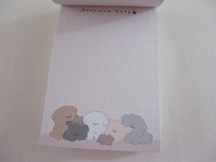 Cute Kawaii Kamio Dogs Puppy Yuruwan baby Mini Notepad / Memo Pad - Stationery Designer Paper Collection