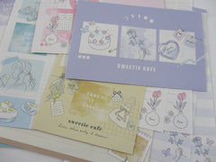 Cute Kawaii Kamio Sweetie Cafe Girl Style Letter Sets Stationery - writing paper envelope