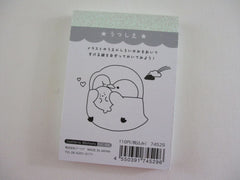 Cute Kawaii Q-lia Mugyutto Penguin Friends Mini Notepad / Memo Pad - Stationery Designer Paper Collection