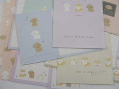 Cute Kawaii Kamio Dog Puppies Juicy na inu Letter Sets Stationery - writing paper envelope