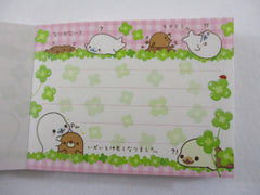 Cute Kawaii San-X Mamegoma Seal Mini Notepad / Memo Pad - D - 2009 Vintage