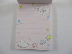 Cute Kawaii San-X Mamegoma Seal Mini Notepad / Memo Pad - I - 2008 Vintage