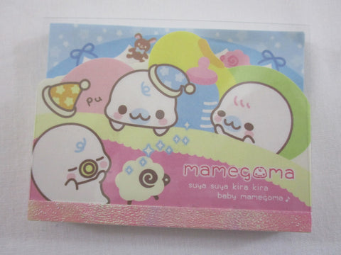 Cute Kawaii San-X Mamegoma Seal Mini Notepad / Memo Pad - L - 2008 Vintage