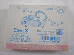 Cute Kawaii San-X Mamegoma Seal Mini Notepad / Memo Pad - L - 2008 Vintage