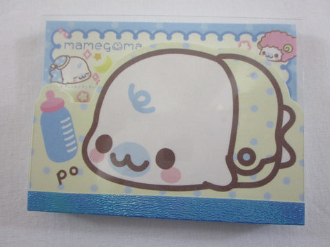 Cute Kawaii San-X Mamegoma Seal Mini Notepad / Memo Pad - N - 2008 Vintage