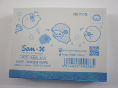 Cute Kawaii San-X Mamegoma Seal Mini Notepad / Memo Pad - N - 2008 Vintage