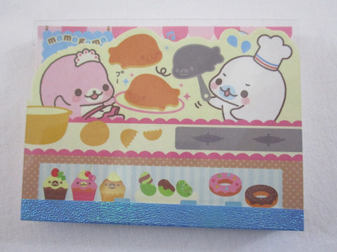 Cute Kawaii San-X Mamegoma Seal Mini Notepad / Memo Pad - O - 2009 Vintage