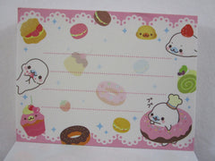 Cute Kawaii San-X Mamegoma Seal Mini Notepad / Memo Pad - P - 2009 Vintage