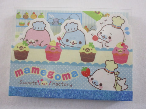 Cute Kawaii San-X Mamegoma Seal Mini Notepad / Memo Pad - R - 2009 Vintage