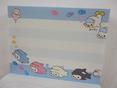 Cute Kawaii San-X Mamegoma Seal Mini Notepad / Memo Pad - V - 2009 Vintage