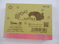 Cute Kawaii San-X Mamegoma Seal Mini Notepad / Memo Pad - AB - 2007 Vintage