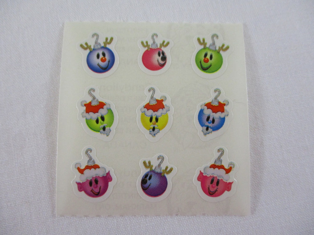 Sandylion Christmas Ornaments Sticker Sheet / Module - Vintage & Collectible