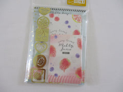 Cute Kawaii Crux Melty Juice Sweet Strawberry MINI Letter Set Pack - Stationery Writing Note Paper Envelope
