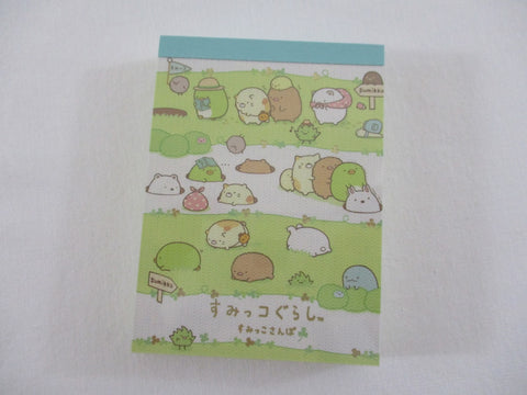 Cute Kawaii San-X Sumikko Gurashi Mini Notepad / Memo Pad - D - 2014 - Rare HTF