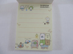 Cute Kawaii San-X Sumikko Gurashi Cafe Mini Notepad / Memo Pad - B - 2015 - Rare HTF