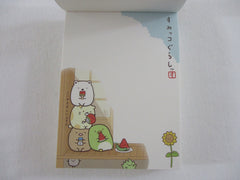 Cute Kawaii San-X Sumikko Gurashi Summer Mini Notepad / Memo Pad - C - 2014 - Rare HTF