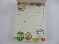 Cute Kawaii San-X Sumikko Gurashi Summer Mini Notepad / Memo Pad - D - 2014 - Rare HTF