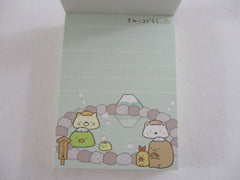 Cute Kawaii San-X Sumikko Gurashi Onsen Mini Notepad / Memo Pad - A - 2014 - Rare HTF