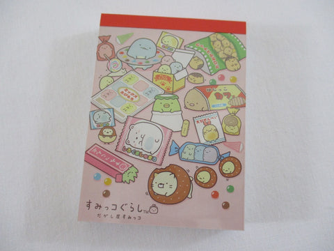 Cute Kawaii San-X Sumikko Gurashi Market Shops Mini Notepad / Memo Pad - B - 2016 - Rare HTF