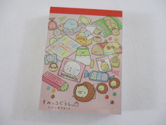 Cute Kawaii San-X Sumikko Gurashi Market Shops Mini Notepad / Memo Pad - B - 2016 - Rare HTF