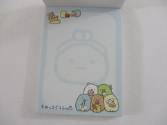 Cute Kawaii San-X Sumikko Gurashi Market Shops Mini Notepad / Memo Pad - B - 2016 - Rare HTF