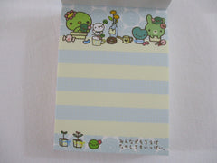 Cute Kawaii San-X Kappa Cactus Mini Notepad / Memo Pad - C - 2008 - Rare HTF