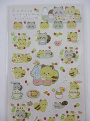 Cute Kawaii San-X Kokoro Araiguma Raccoon Sticker Sheet 2021 - A - for Planner Journal Scrapbook Craft