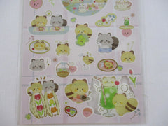 Cute Kawaii San-X Kokoro Araiguma Raccoon Sticker Sheet 2021 - B - for Planner Journal Scrapbook Craft