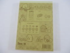 Cute Kawaii San-X Sumikko Gurashi Food Theme Shirokuma ga soup 4 x 6 Inch Notepad / Memo Pad - B - Stationery Designer Paper Collection