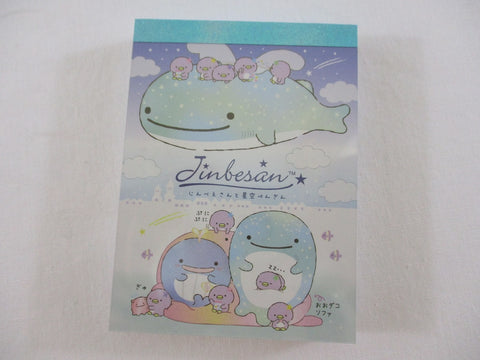 Cute Kawaii San-X Jinbesan Whale Mini Notepad / Memo Pad - C - 2020