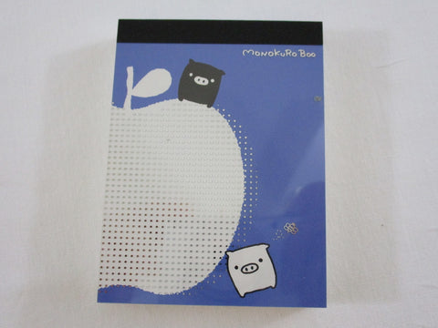 Cute Kawaii San-X MonokuRo Boo Piggy Mini Notepad / Memo Pad - C - 2008 - Rare HTF