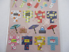Cute Kawaii Mind Wave Beautiful Kimono Sticker Sheet - for Journal Planner Craft Organizer Calendar