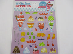 Cute Kawaii Mindwave Food Create Your Own Custom Kitchen Sticker Sheet - D - Fruit Parfait - for Journal Planner Craft