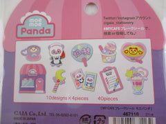 Cute Kawaii Gaia Moe Panda Cafe Stickers Flake Sack - for Journal Planner Craft Scrapbook Collectible