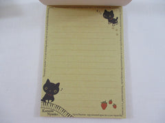 Cute Kawaii San-X Kutusita Nyanko Cat 4 x 6 Inch Notepad / Memo Pad - Stationery Designer Paper Collection