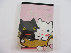 Cute Kawaii San-X Kutusita Nyanko Cat 4 x 6 Inch Notepad / Memo Pad - Stationery Designer Paper Collection