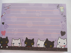 Cute Kawaii San-X Kutusita Nyanko Cat 4 x 6 Inch Notepad / Memo Pad - Stationery Designer Paper Collection