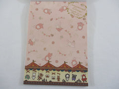 Cute Kawaii San-X Sentimental Circus 4 x 6 Inch Notepad / Memo Pad - D - Stationery Designer Paper Collection