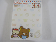 Cute Kawaii San-X Rilakkuma Bonjour Mini Notepad / Memo Pad - A - Vintage