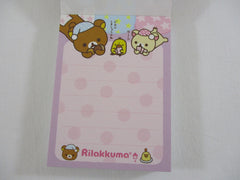 Cute Kawaii San-X Rilakkuma Good Night Mini Notepad / Memo Pad - C - Vintage