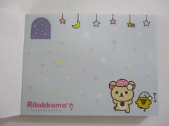 Cute Kawaii San-X Rilakkuma Good Night Mini Notepad / Memo Pad - C - Vintage