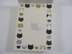 Cute Kawaii San-X Kutusita Nyanko Cat Mini Notepad / Memo Pad - F - Vintage and Rare