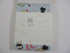 Cute Kawaii San-X Kutusita Nyanko Cat Mini Notepad / Memo Pad - E - Vintage and Rare