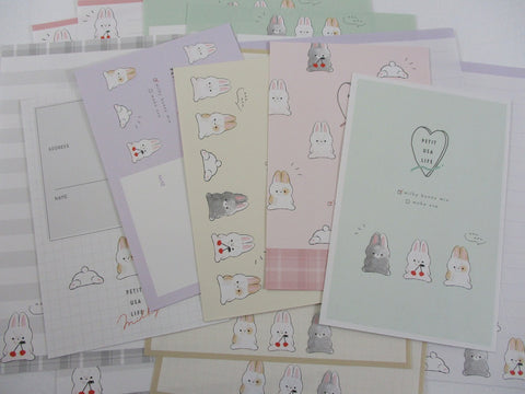 Cute Kawaii Crux Bunny Rabbit Letter Sets Stationery - writing paper envelope